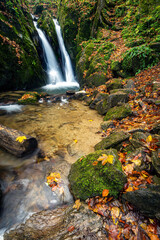 Sopot waterfall, Romania