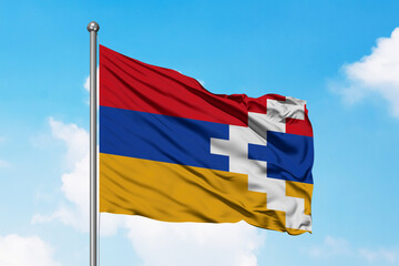 Artsakh Flying Flag