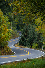 Winding Washington roads