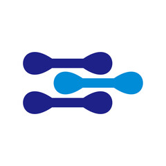 Technology Logo designs template, Connecting logo symbol template vector icon 