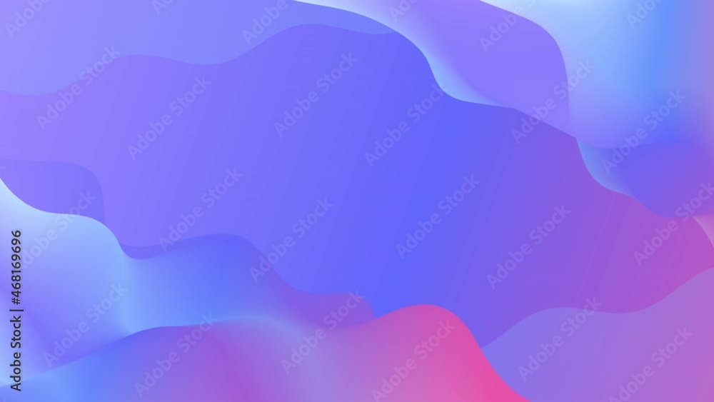 Aufkleber abstract gradient seamless looped animation background. flowing fluid waves. glow gradient. screensa