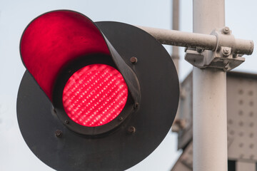 red light at traffic light signal system
