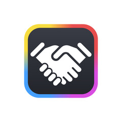 Hand-Shake - Sticker