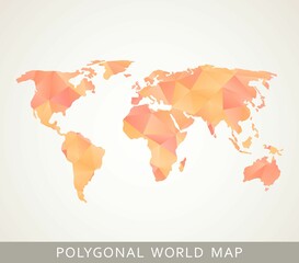 Polygonal World Map