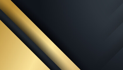 Modern abstract black and gold background