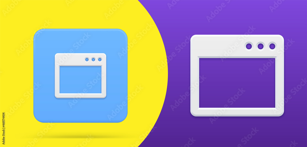 Aufkleber electric oven with display and buttons simple 3d icon set vector illustration