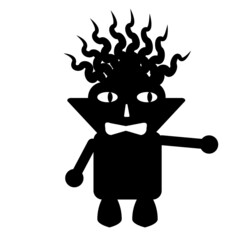 cartoon design illustration, icon design illustration, icon design robot, cartoon characters  and animation characters design concept web,