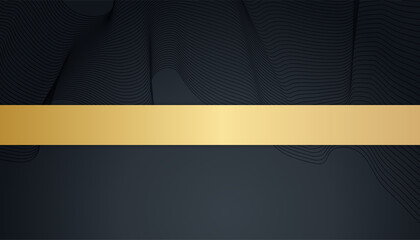 Modern abstract black and gold background