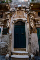Beautiful old door in Puglia, Italy, Brindisi region