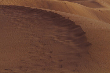 Sand wave on a dune
