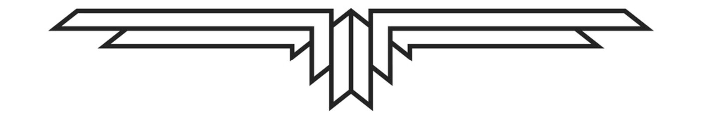 Accent header victorian sign, deco art frame pattern