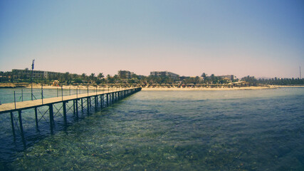 view of the bank of the red sea, Egypt