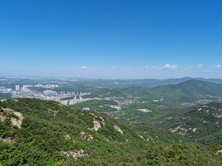 view from the top of the mountain