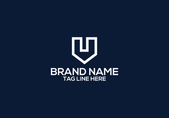 M letter logo design. M logo design. M minimalist logo.