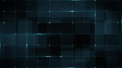 Abstract Digital Data Technology Grid Fx Background Loop/ 4k animation of an abstract background with digital data technology graphic grid seamless looping - Powered by Adobe