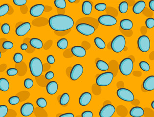 Simple yellow background with blue dots pattern