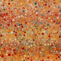 Seamless abstract textured circle pattern for surface print. High quality illustration. Modern grungy polka dot graphic motif. Hipster chic textile swatch. Dots, spots, or orbs. Scrapbook paper design