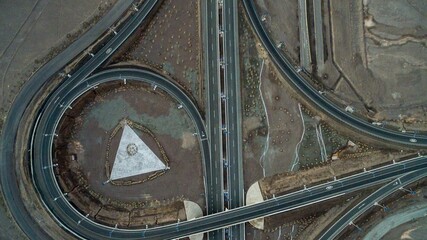 autopista desde el aire