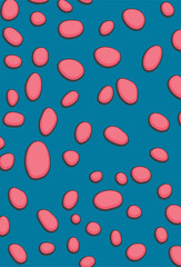Simple background with pink dots pattern
