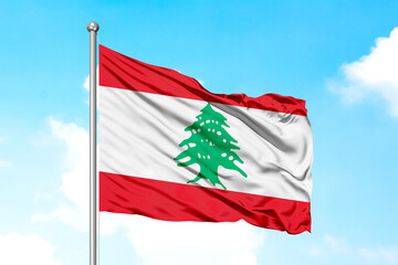 Lebanon Flying Flag