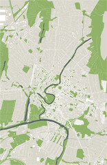 Fototapeta premium map of the city of Kryvyi Rih, Ukraine