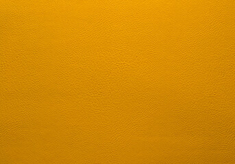 yellow artificial leather with waves and folds on PVC base
