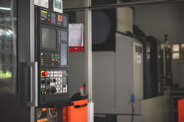 industrial factory machine robot tool concept, real manufacturing engineering production work