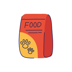 bag of food dog