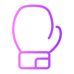 boxing gloves gradient icon