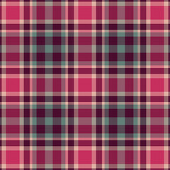 Seamless christmas knitting tartan plaid pattern background.