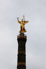 Fototapeta na wymiar Victory Column in Tiergarten, Berlin