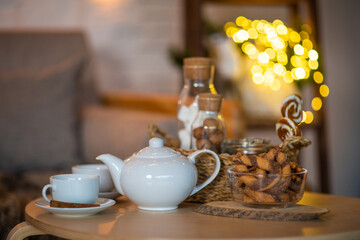 festive christmas and new year decorations	