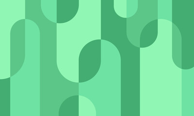 Green geometric abstract background. Abstract geometric banner. 