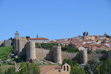 Muralla de &Aacute;vila, &Aacute;vila, Castilla y Le&oacute;n (Espa&ntilde;a)