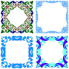 Fototapeta premium set of frames