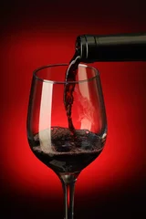 Fotobehang pouring wine into a glass © Wojciech Boruch