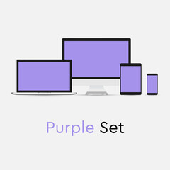 Ultimate web design electronic devices vector EPS10