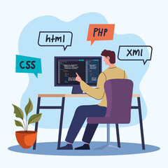 worker man of developer web