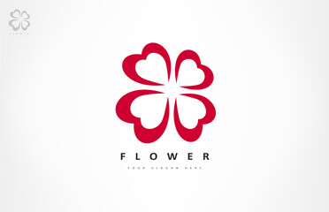 Flower logo vector. Plant design.