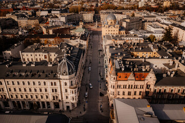 Fototapeta premium Zdjęcia Łodzi z lotu ptaka