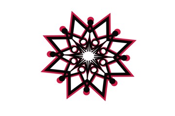 christmas icon on white background.