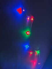 abstract background with colorful lines