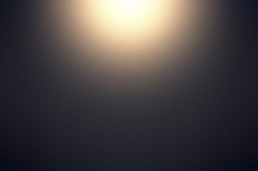 Small geometric ornament black background with bright diffused light top. Elegant pattern textured template.