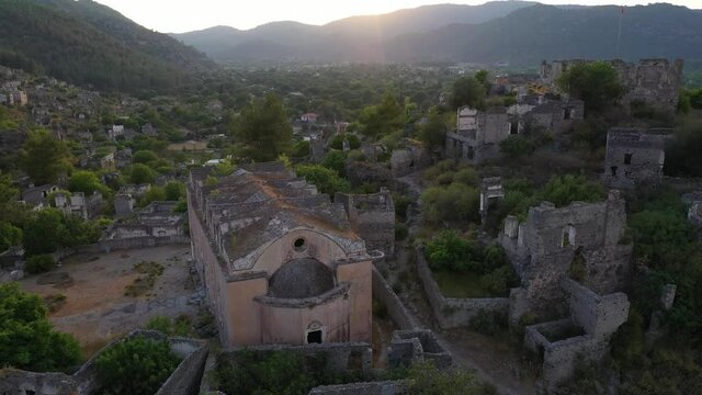 Kayak&ouml;y, anciently known in Greek as Karmilissos, shortened to Lebessos and pronounced in Modern Greek as Livissi, is presently a village 8 km south of Fethiye in southwestern Turkey in the old Lycia.