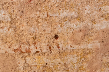  wall of executions by firing squad with bullet marks, used in spanish civil war