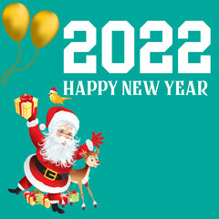 modern new year greeting card design for your various media needs
