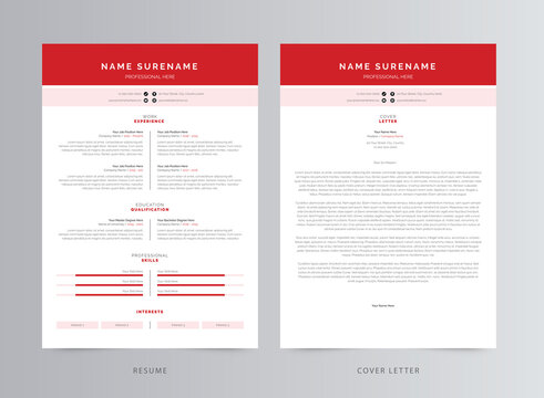 Clean and Professional Resume/CV Template