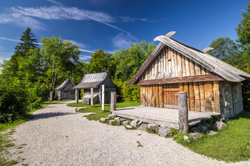 Walchensee mountain lake in Bavaria in Germany