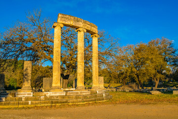 Fototapeta na wymiar Olympia Ruins, Peloponesse, Greece