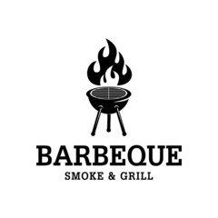 BARBEQUE LOGO DESIGN, TEMPLATE, SMOKE, GRILL, IMAGE 